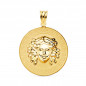 Pendentif - Médaille Or 18 Carats 750/000 Médusa - Chaine Dorée Offerte