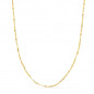 Collier Chaine Or 18 Carats 750/000 Jaune Maille Singapour - 45cm