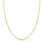 Collier Chaine Or 18 Carats 750/000 Jaune Maille Singapour - 45cm