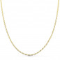 Collier Chaine Or 18 Carats 750/000 Jaune Maille Marine - 40cm