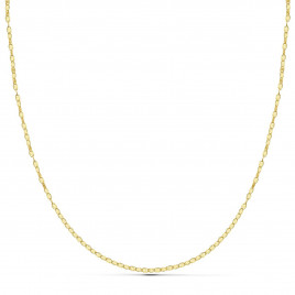 Collier Chaine Or 18 Carats 750/000 Jaune Maille Marine - 40cm