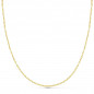 Collier Chaine Or 18 Carats 750/000 Jaune Maille Marine - 50cm