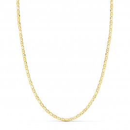 Collier Chaine Or 18 Carats 750/000 Jaune Maille Marine - 45cm