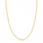 Collier Chaine Or 18 Carats 750/000 Jaune Maille Marine - 45cm