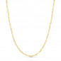 Collier Chaine Or 18 Carats 750/000 Jaune Maille Marine - 45cm