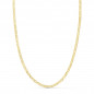 Collier Chaine Or 18 Carats 750/000 Jaune Maille Marine - 45cm