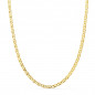 Collier Chaine Or 18 Carats 750/000 Jaune Maille Marine - 45cm