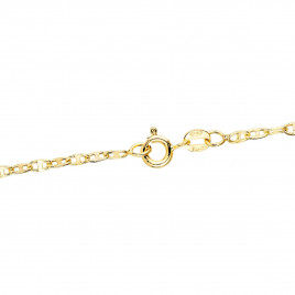 Collier Chaine Or 18 Carats 750/000 Jaune Maille Marine - 50cm