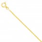 Collier Chaine Forçat Diamantée - Or Jaune - Homme ou Femme