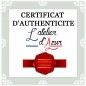 Boucles d'Oreilles Argent 925/000 Rose Gold - Coeur Serti