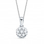 Collier Diamants et Or 18 Carats 750/000 Blanc