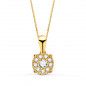 Collier Diamants et Or 18 Carats 750/000 Jaune