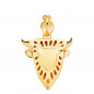 Pendentif Or 18 Carats 750/000 Tête de Taureau