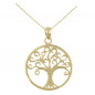 Collier - Pendentif Or Jaune Arbre de Vie - Femme