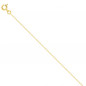 Collier Chaine Or 18 Carats 750/000 Jaune Forçat Diamantée - Femme ou Enfant