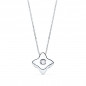 Collier Diamant et Or 18 Carats 750 Blanc - Solitaire