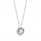 Collier Solitaire Diamant et Or 18 Carats 750/000 Blanc