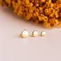 Boucles d'Oreilles Or 18 Carats 750/000 Jaune Ronde