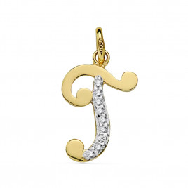 Pendentif Or 18 Carats 750/1000 - Initiale Lettre "T" - Chaine Offerte