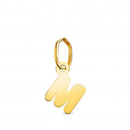 Pendentif Or 18 Carats 750 - Intiale Lettre "M" - Chaine Offerte