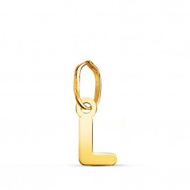 Pendentif Or 18 Carats 750 - Intiale Lettre "L" - Chaine Offerte