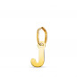 Pendentif Or 18 Carats 750 - Intiale Lettre "J" - Chaine Offerte