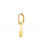 Pendentif Or 18 Carats 750 Jaune - Initiale Lettre "I" - Chaine Offerte