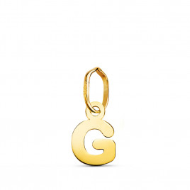 Pendentif Or 18 Carats 750 - Intiale Lettre "G" - Chaine Offerte