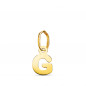 Pendentif Or 18 Carats 750 - Intiale Lettre "G" - Chaine Offerte