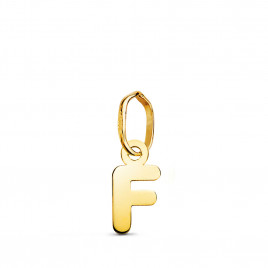 Pendentif Or 18 Carats 750 - Intiale Lettre "F" - Chaine Offerte