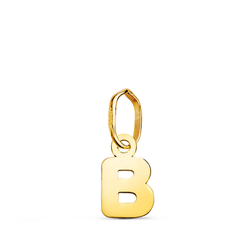 Pendentif Or 18 Carats 750 - Intiale Lettre "B" - Chaine Offerte