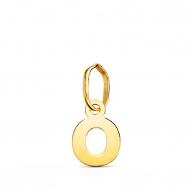 Pendentif Or 18 Carats 750 - Intiale Lettre "O" - Chaine Offerte