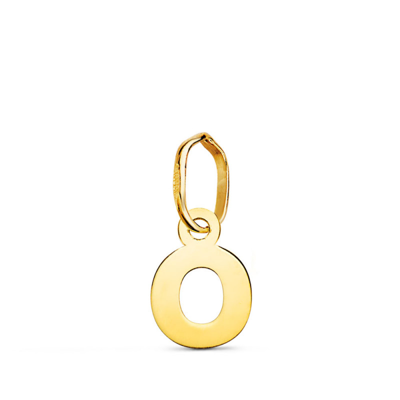 Pendentif Or 18 Carats 750 - Intiale Lettre "O" - Chaine Offerte