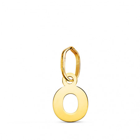 Pendentif Or 18 Carats 750 - Intiale Lettre "O" - Chaine Offerte