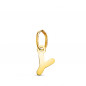 Pendentif Or 18 Carats 750 Jaune - Initiale Lettre "Y" - Chaine Offerte