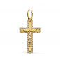 Pendentif  - Médaille Christ sur la Croix Or 18 Carats 750 Jaune - Chaines Offertes