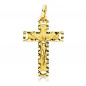 Pendentif  - Médaille Christ sur la Croix Or 18 Carats 750 Jaune - Chaines Offertes