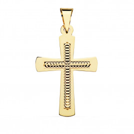 Pendentif  - Médaille Croix Or 18 Carats 750 Jaune - Chaines Offertes