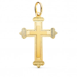 Pendentif  - Médaille Croix Or 18 Carats 750 Jaune - Chaines Offertes