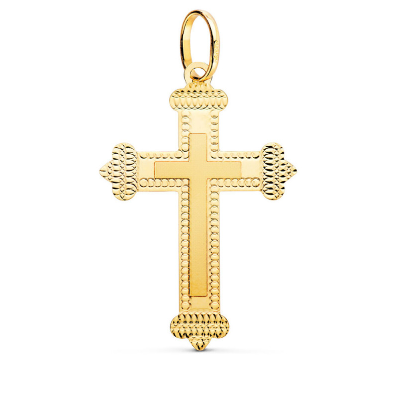 Pendentif - Médaille Croix Or 18 Carats 750 Jaune - Chaines Offertes