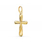 Pendentif - Médaille Croix Or 18 Carats 750 Jaune - Chaine Offerte