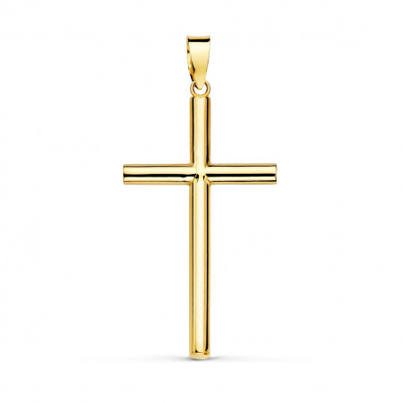 Pendentif - Médaille Croix Or 18 Carats 750 Jaune - Chaine Offerte