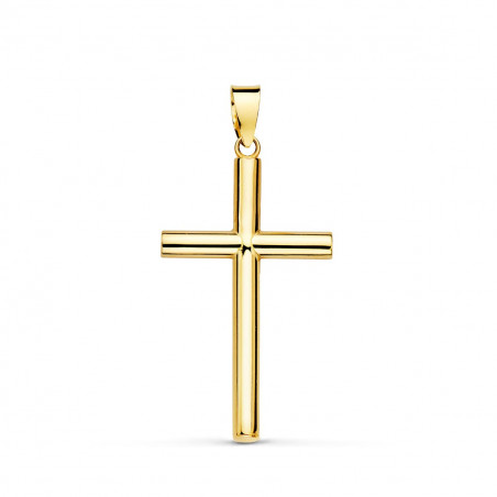 Pendentif - Médaille Croix Or 18 Carats 750 Jaune - Chaine Offerte