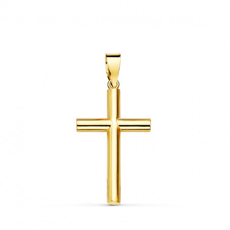 Pendentif - Médaille Croix Or 18 Carats 750 Jaune - Chaine Offerte