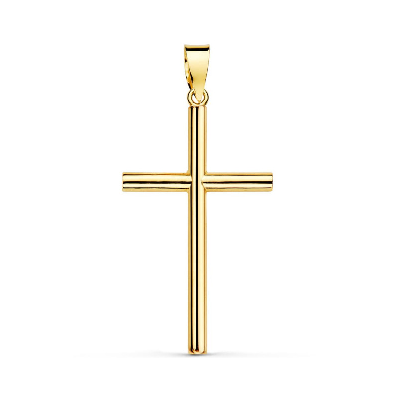 Pendentif  - Médaille Croix Or 18 Carats 750 Jaune - Chaine Offerte