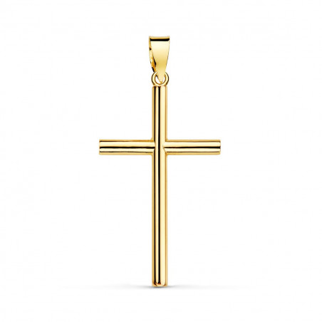 Pendentif  - Médaille Croix Or 18 Carats 750 Jaune - Chaine Offerte