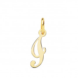 Pendentif Lettre "I" Or 750 Jaune - Chaine Offerte