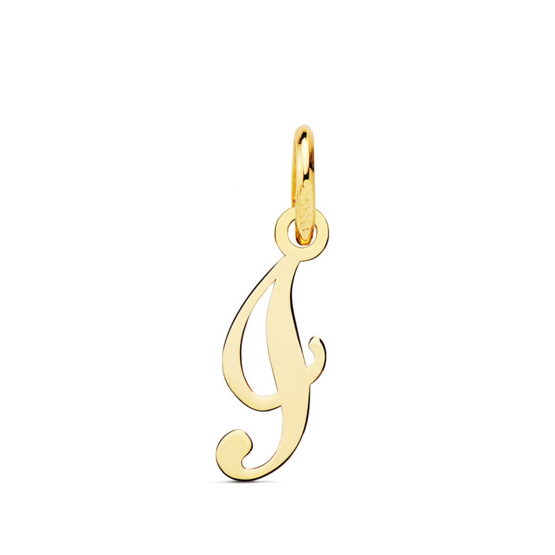 Pendentif Lettre "I" Or 750 Jaune - Chaine Offerte