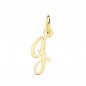 Pendentif Lettre "J" Or 750 Jaune - Chaine Offerte