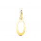 Pendentif Lettre "O" Or 750 Jaune - Chaine Offerte